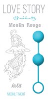 Голубые вагинальные шарики Love Story Moulin Rouge - фото 83860