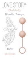 Нежно-розовые вагинальные шарики Love Story Moulin Rouge - фото 83864