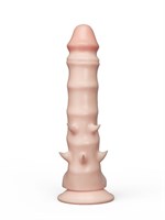 Фаллоимитатор REAL Standard с шипами - 19,5 см. 74999