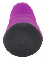 Фиолетовый мини-вибратор Colorful Joy - 13 см. - фото 163476