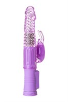 Фиолетовый вибратор High-Tech fantasy - 22,5 см. - фото 1397849