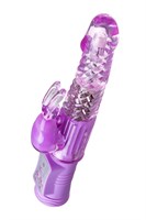 Фиолетовый вибратор High-Tech fantasy - 22,5 см. - фото 85850