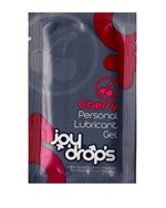 Пробник смазки на водной основе JoyDrops Cherry - 5 мл. - фото 58301