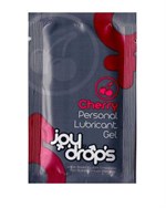 Пробник смазки на водной основе JoyDrops Cherry - 5 мл. 78697 - фото 58301