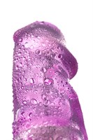 Фиолетовый хай-тек вибратор High-Tech fantasy с бусинами и отростком - 27,2 см. - фото 1362113