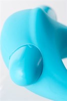 Голубое эрекционное силиконовое кольцо TOYFA A-Toys - фото 1398066