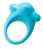 Голубое эрекционное силиконовое кольцо TOYFA A-Toys - фото 1398058