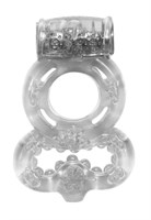 Прозрачное эрекционное кольцо Rings Treadle с подхватом - фото 1398432