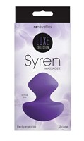 Фиолетовый универсальный вибромассажер Luxe Syren Massager - фото 59005