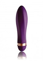Фиолетовый закрученный мини-вибратор Twister - 14 см. - фото 1336445