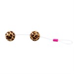 Леопардовые вагинальные шарики Leopard Ball - фото 1418537