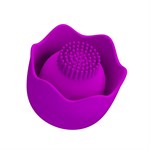 Лиловая насадка-цветок Bernie для жезлового вибратора - фото 166147