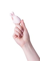 Нежно-розовая вибронасадка на палец DUTTY - фото 166454