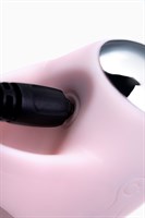 Нежно-розовый набор VITA: вибропуля и вибронасадка на палец  - фото 166474