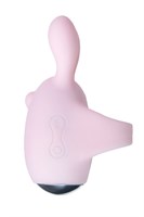Нежно-розовый набор VITA: вибропуля и вибронасадка на палец  - фото 166463