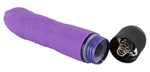 Фиолетовый вибратор с загнутым кончиком G-Spot Lover - 14,5 см. - фото 166532