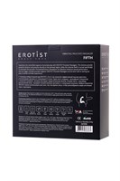 Чёрный изогнутый вибростимулятор простаты Erotist - фото 59435
