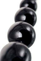 Анальная цепочка черного цвета A-toys - 19,8 см. - фото 59494