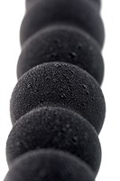 Черная анальная цепочка с вибрацией A-toys - 32,7 см. - фото 1362342