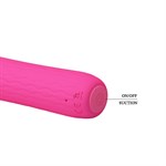 Ярко-розовый вакуумный стимулятор клитора Ford - фото 167084