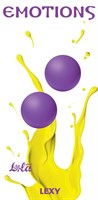 Фиолетовые вагинальные шарики без сцепки Emotions Lexy Large - фото 87061