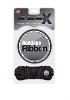 Комплект для связывания BONDX BONDAGE RIBBON   LOVE ROPE BLACK - фото 87195