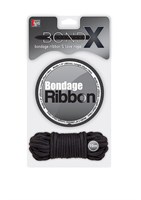 Комплект для связывания BONDX BONDAGE RIBBON   LOVE ROPE BLACK 82761 - фото 87195