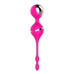 Розовый вагинальные шарики с вибрацией NAGHI NO.17 RECHARGEABLE DUO BALLS - фото 469553
