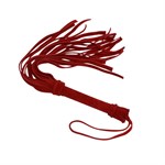 Красная мини-плеть «Королевский велюр» - 40 см. - фото 59791