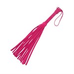 Розовая мини-плеть «Королевский велюр» - 40 см. - фото 1398978