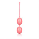Розовые вагинальные шарики Weighted Kegel Balls - фото 87227