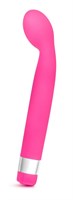 Розовый вибратор для массажа G-точки Rose Scarlet G - 17,8 см. - фото 187675