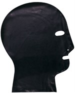 Латексный шлем-маска с прорезями для глаз и дыхания - фото 167811