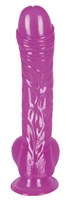 Фиолетовый фаллоимитатор Ready Mate - 19 см. - фото 183104