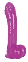 Фиолетовый фаллоимитатор Ready Mate - 19 см. - фото 87577
