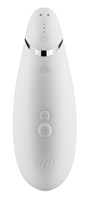 Белый бесконтактный клиторальный стимулятор Womanizer Premium - фото 1411793