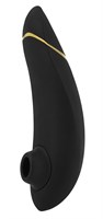 Чёрный бесконтактный клиторальный стимулятор Womanizer Premium - фото 1411797