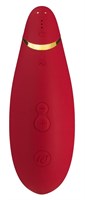 Красный бесконтактный клиторальный стимулятор Womanizer Premium - фото 60114