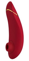 Красный бесконтактный клиторальный стимулятор Womanizer Premium - фото 60111