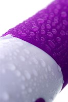 Фиолетовый вибратор JOS TATY с пульсирующими шариками - 21,5 см. - фото 1399148