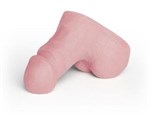 Мягкий имитатор пениса Pink Limpy экстра малого размера - 9 см. - фото 187434