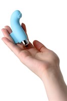 Голубая вибронасадка на палец JOS DANKO для точки G - 9,5 см. - фото 87652