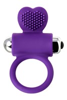 Фиолетовое виброкольцо с ресничками JOS PERY - фото 1362499