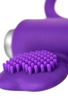 Фиолетовое виброкольцо с ресничками JOS PERY - фото 1362505
