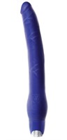 Длинный синий вибратор Monster Meat Long Vibe - 30,5 см. - фото 169132