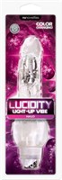 Прозрачный вибратор-реалистик Lucidity Halo Light Up Vibe - 23 см. 85077 - фото 164433