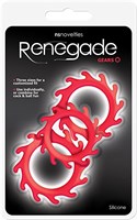 Набор из 3 красных эрекционных колец Renegade Gears - фото 1399446