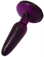 Фиолетовая анальная пробка HONEY DOLLS - 16 см. - фото 1399490
