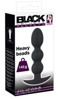 Тяжелая анальная елочка Heavy Beads - 13,3 см. - фото 1418925