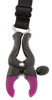 Пажи для чулок с зажимами для половых губ Bad Kitty Suspender Straps with Clamps - фото 61001